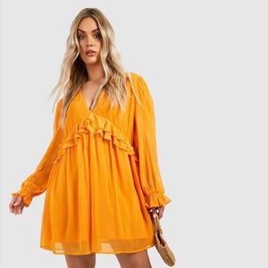 Women’s Boohoo Smock Mini Dress